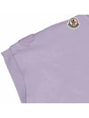 Kids Girls Short Sleeve T Shirt Lilac 8P00001 899WA 61A 8A 10A - MONCLER - BALAAN 5