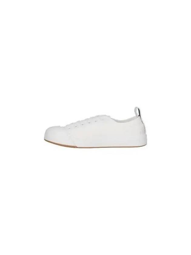 Vulcan Canvas Low Top Sneakers White - BOTTEGA VENETA - BALAAN 4