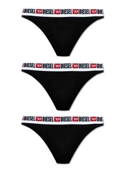 Women's Logo Panties 3 Pack Black - DIESEL - BALAAN 2