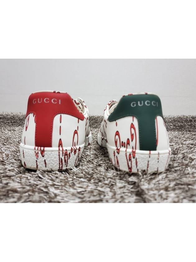 GG logo print ace sneakers 7 260 - GUCCI - BALAAN 4