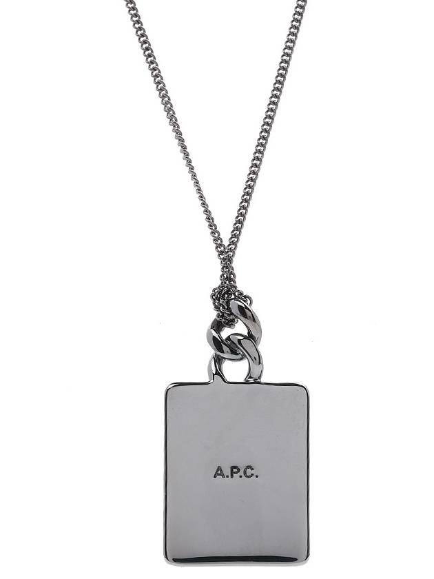 Logo Necklace Silver - A.P.C. - BALAAN 4