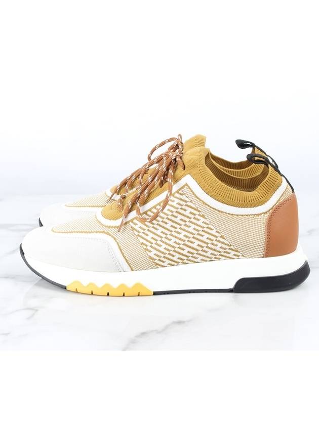 Addict knit sneakers yellow 37 5 245 - HERMES - BALAAN 5