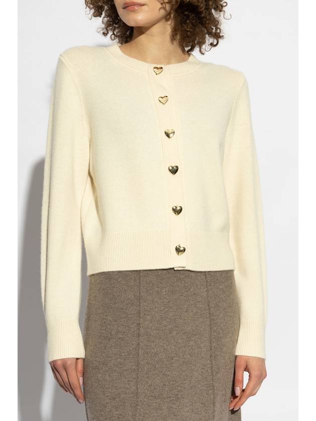 Kate Spade Wool Cardigan, Women's, Cream - KATE SPADE - BALAAN 3