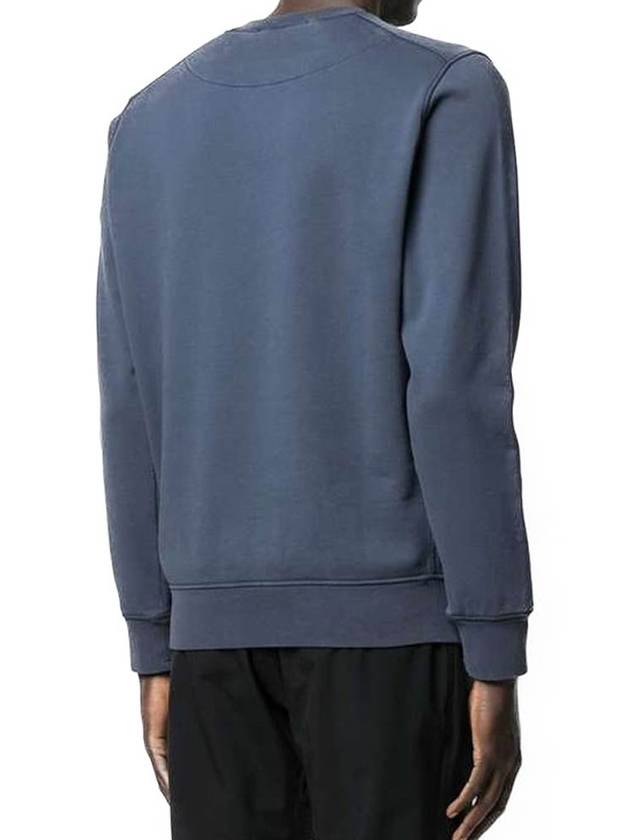 Waffen Patch Sweatshirt Blue Navy - STONE ISLAND - BALAAN.