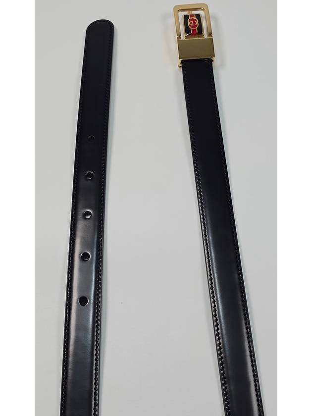 Interlocking Slim Belt 90 - GUCCI - BALAAN 6