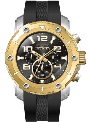 Invicta Pro Diver Chronograph GMT Quartz Black Dial Men's Watch 45738 - INVICTA - BALAAN 1