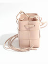 Intrecciato Cassette Small Bucket Bag Pink - BOTTEGA VENETA - BALAAN 2