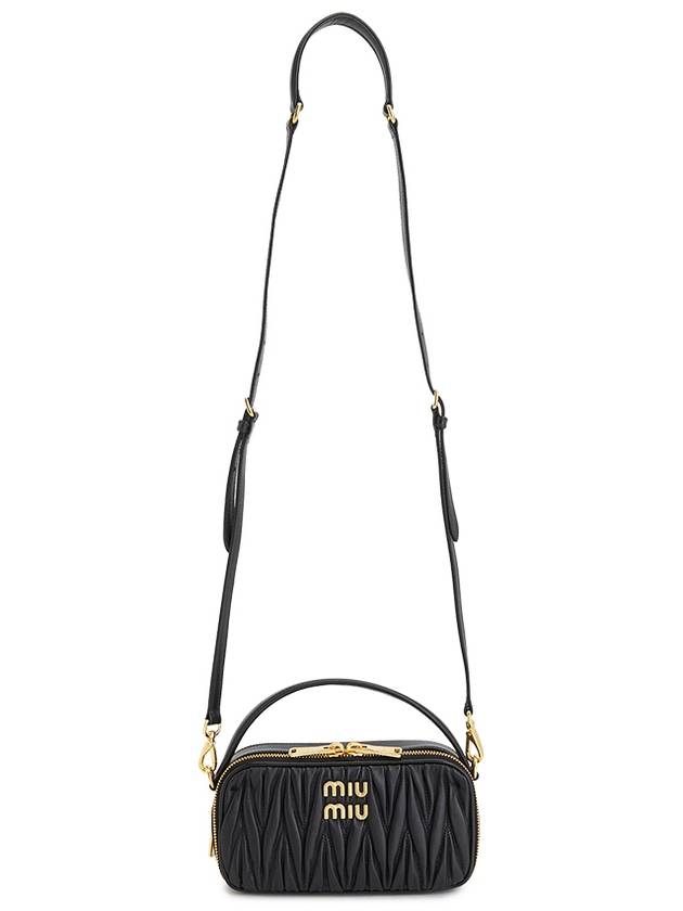 Matelasse Nappa Leather Shoulder Bag Black - MIU MIU - BALAAN 7