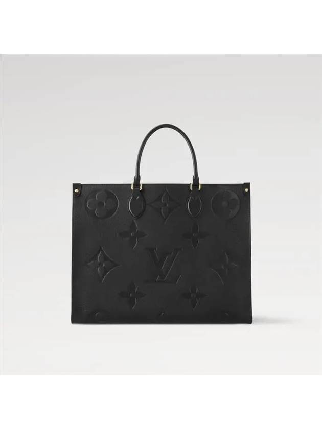 OnTheGo Monogram Empreinte Leather Tote Bag Black - LOUIS VUITTON - BALAAN 7