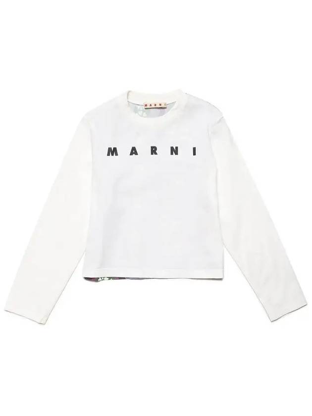 Kids Women Floral T Shirt M00838 M00QP 0M108 - MARNI - BALAAN 1