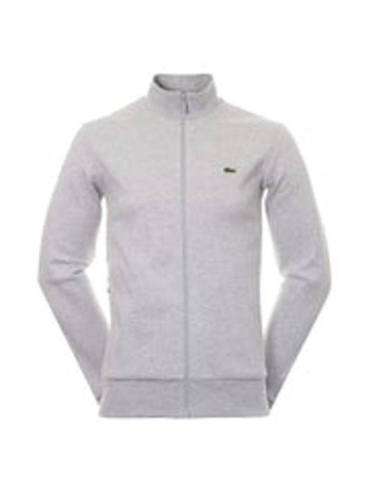 Regular Fit Brushed Fleece Zip-up Jacket Grey - LACOSTE - BALAAN 1