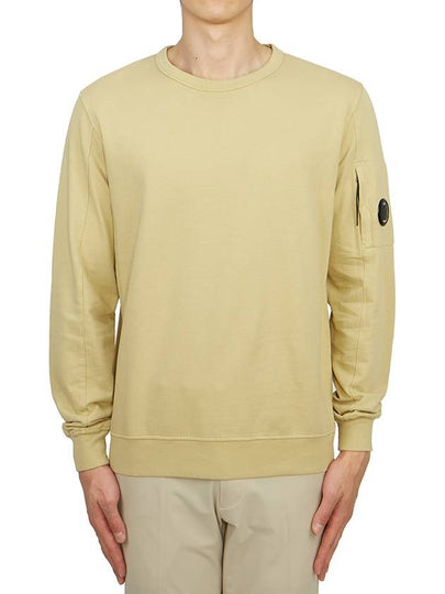 Light Fleece Sweatshirt Beige - CP COMPANY - BALAAN 2