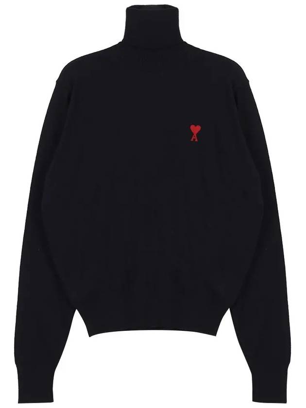 De Coeur Wool Turtleneck Navy - AMI - BALAAN 2