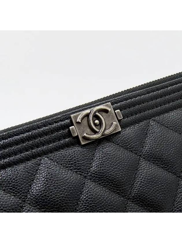 A84407 Boy silver metal large clutch - CHANEL - BALAAN 3