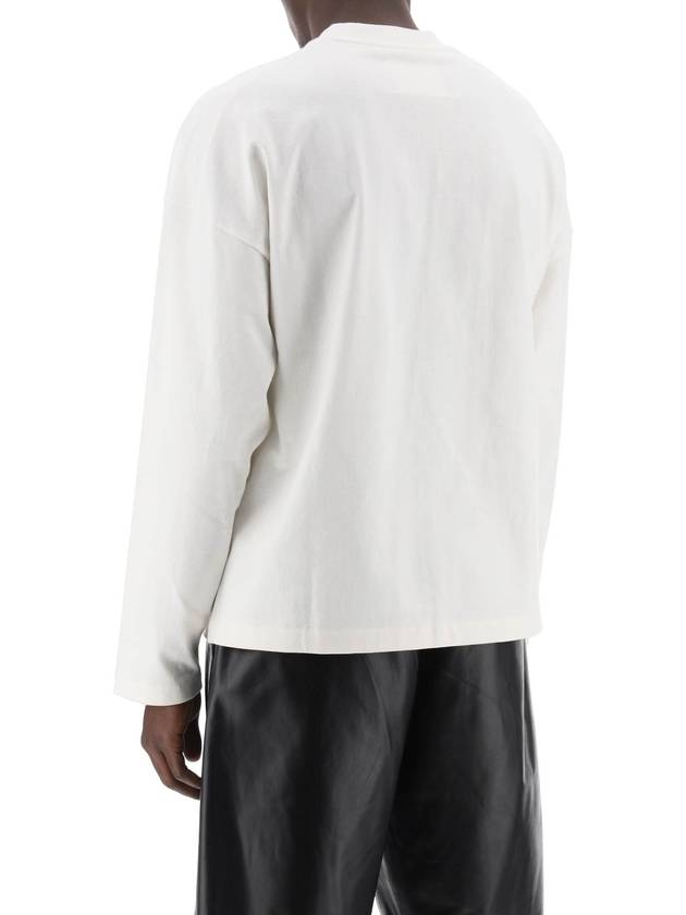 long-sleeved logo t-shirt - JIL SANDER - BALAAN 3