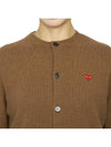 Comme des Gar ons Mini Red Waffen Cardigan AX N079 051 3 Loose Fit Unisex - COMME DES GARCONS PLAY - BALAAN 6