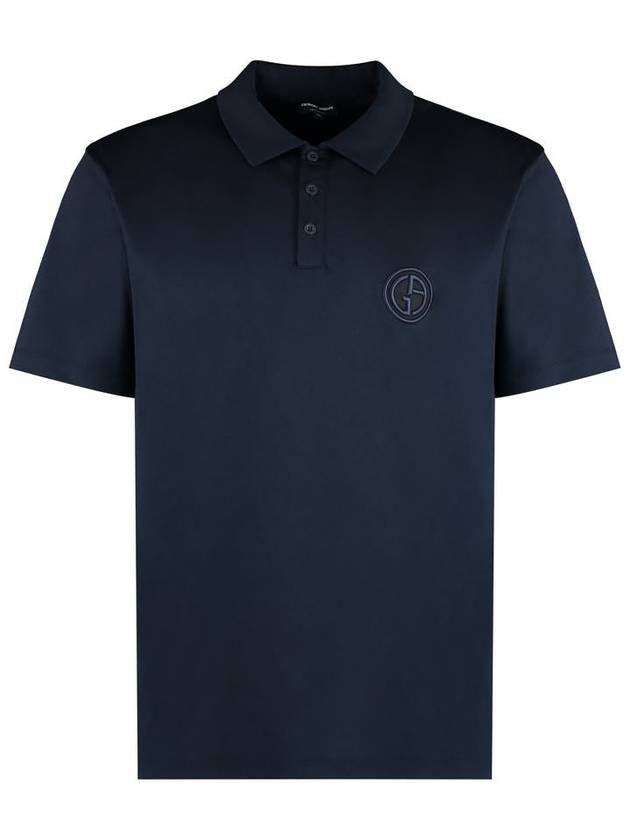 Giorgio Armani Short Sleeve Cotton Polo Shirt - GIORGIO ARMANI - BALAAN 1