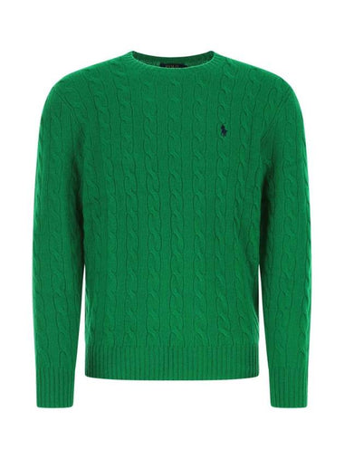 logo knit top green - POLO RALPH LAUREN - BALAAN 1