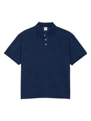 POLAR surf polo shirt dot dark blue - POLAR SKATE CO. - BALAAN 1