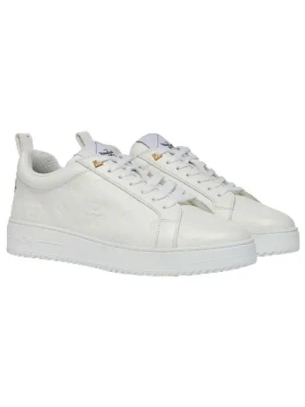 Monogram Leather Neo Terrain Low Sneakers - MCM - BALAAN 1