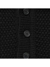 Overfit Heavy Knit Polo Shirt Black - NOIRER - BALAAN 7