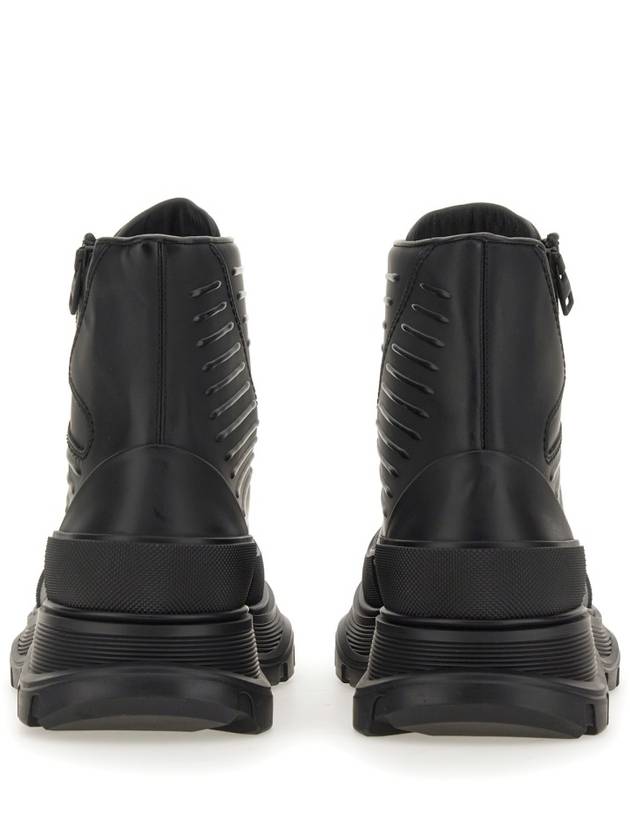 Tread Slick Moto Ankle Boots Black - ALEXANDER MCQUEEN - BALAAN 4