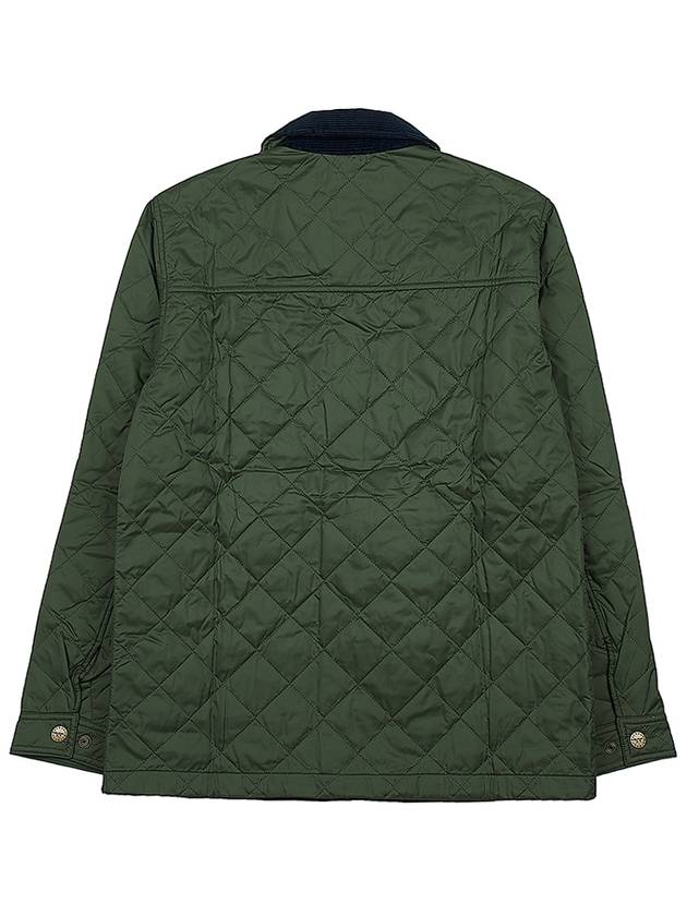 Kenning Quilting  Logo Patch Jacket Green - BARBOUR - BALAAN 3