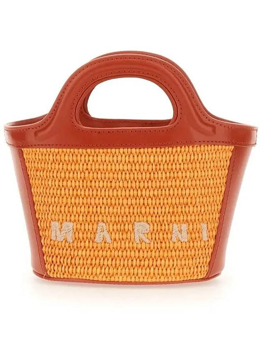 Rattan Micro Tropicalia Cross Bag Orange - MARNI - BALAAN 2