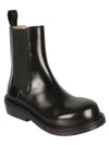 Fireman Chelsea Leather Ankle Boots Black - BOTTEGA VENETA - BALAAN 3