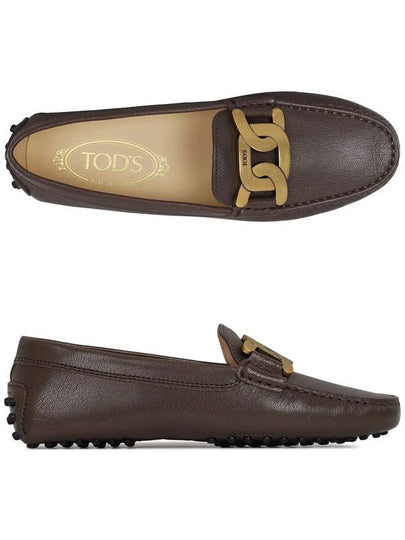 Women's Kate Gommino Driving Shoes Brown - TOD'S - BALAAN 2