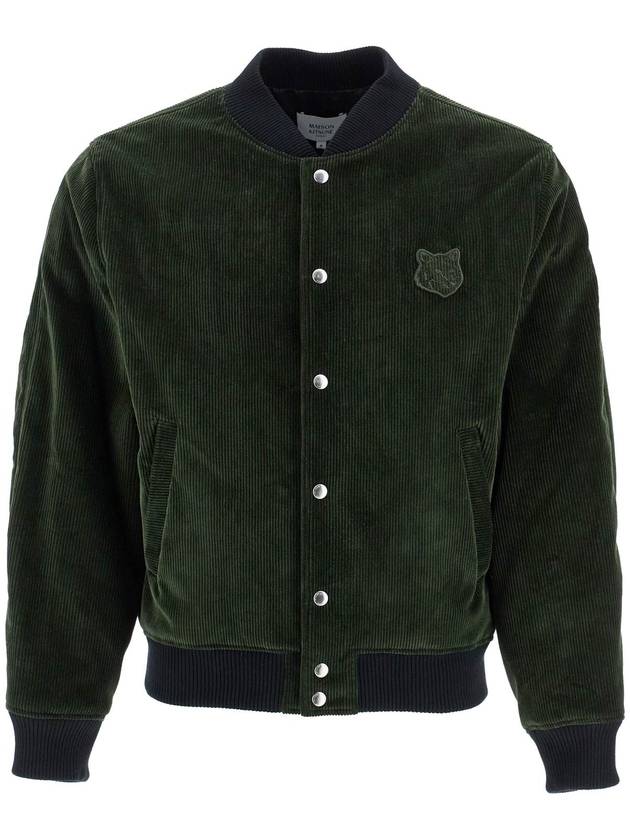 Teddy Bomber Jacket Ranger Green - MAISON KITSUNE - BALAAN 2