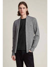 Men's Mode Merino Open Cardigan Gray - ALLSAINTS - BALAAN 2