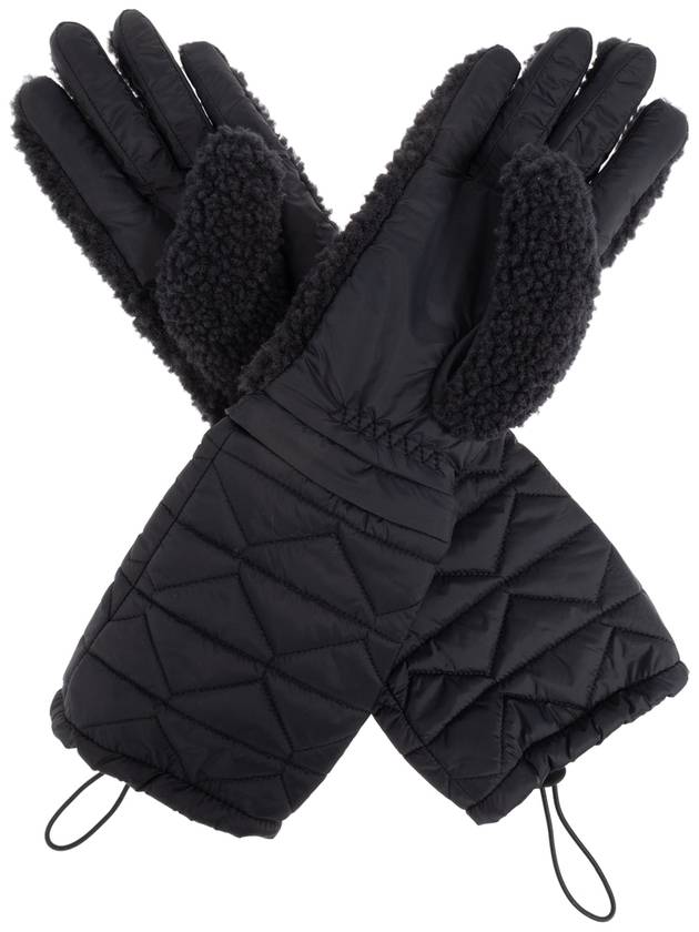 UGG Gloves With Faux Fur, Women's, Black - UGG - BALAAN 4