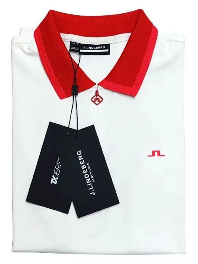 Women's Antonia Golf PK Shirt White - J.LINDEBERG - BALAAN 3