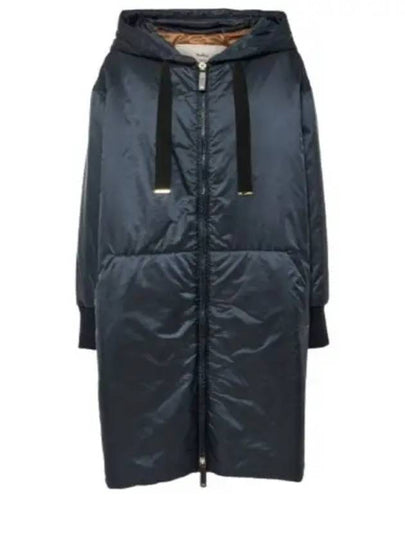 Greenf Hooded Padding Navy - MAX MARA - BALAAN 2