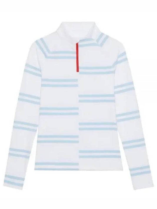 Golf OFFSET STRIPE QUARTER ZIP G4LS23K503 SNO Women's Offset Stripe Quarter Zip - G/FORE - BALAAN 2