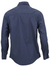 Dark blue collar neck jumper - IKALOOOK - BALAAN 3