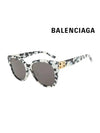 Sunglasses BB0103SA 007 Round Acetate Men Women - BALENCIAGA - BALAAN 1