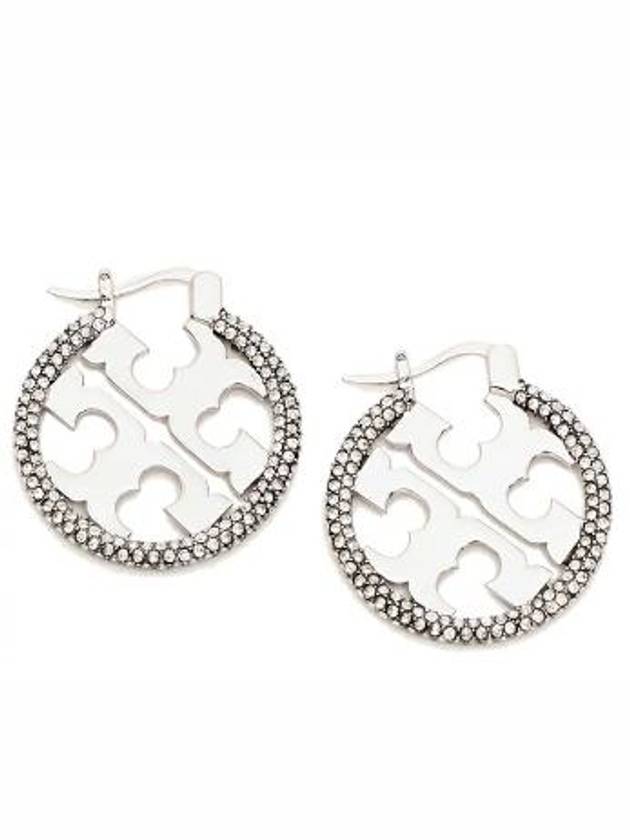 logo round earrings - TORY BURCH - BALAAN 6