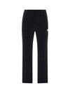 Chenille Logo Patch Track Pants Black - MONCLER - BALAAN 1