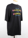 Rainbow logo short sleeve t shirt S - BALENCIAGA - BALAAN 7