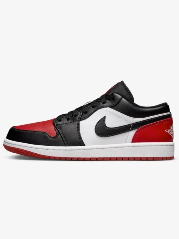 Jordan 1 Low White Varsity Red Black - NIKE - BALAAN 1