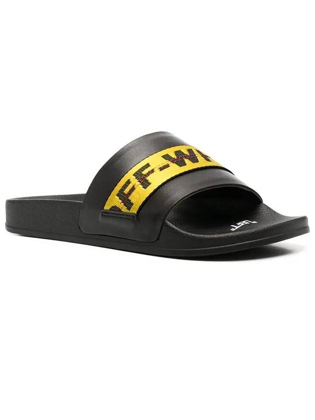 Industrial Logo Tape Slippers - OFF WHITE - BALAAN 3