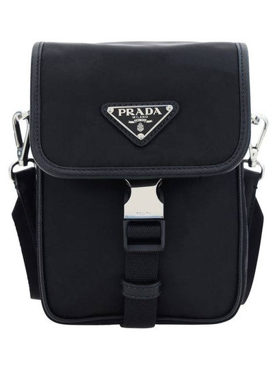 Re-Nylon Saffiano Mini Cross Bag Black - PRADA - BALAAN 2