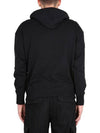 Milano Brushed Logo Cotton Hoodie Black - MSGM - BALAAN 7