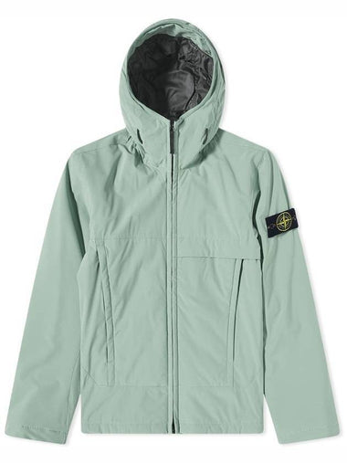 Men's Soft Shell Pure Insulation Technology Primaloft Hooded Jacket Green - STONE ISLAND - BALAAN 1