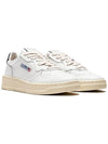 Medalist Goatskin Low Top Sneakers White - AUTRY - BALAAN 3