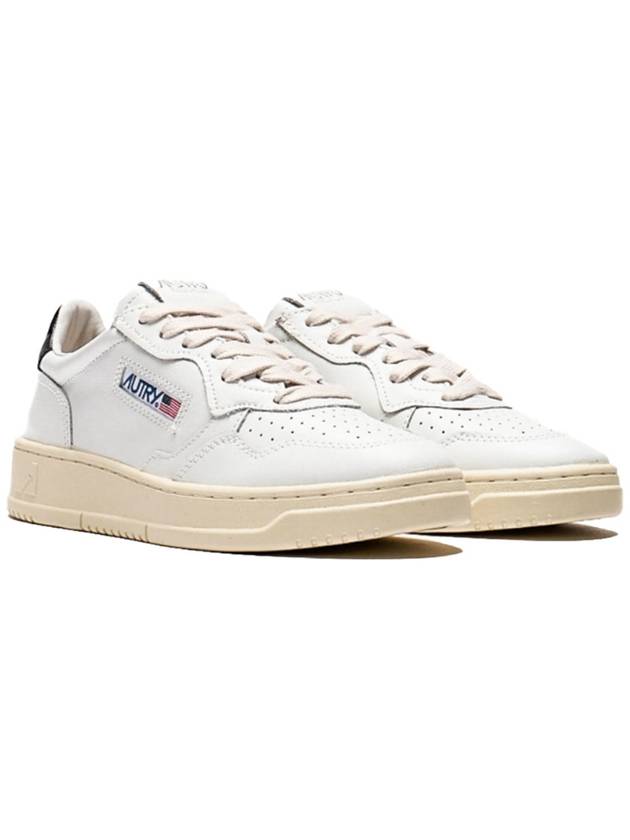 Medalist Goatskin Low Top Sneakers White - AUTRY - BALAAN 3