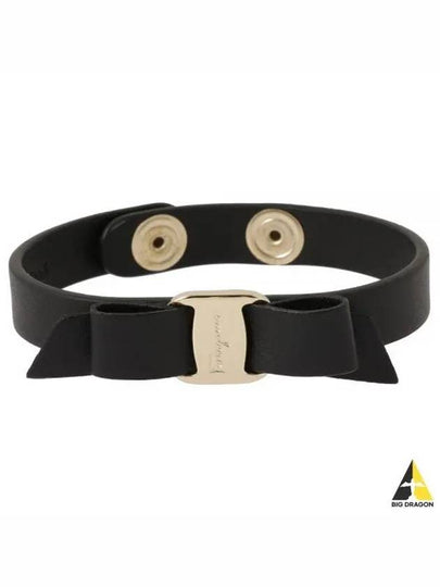 Vara Bow Bracelet Black - SALVATORE FERRAGAMO - BALAAN 2