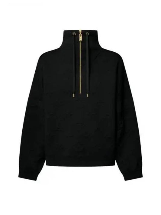 Embossed Quilted Monogram High Neck Sweater 1AGCKQ - LOUIS VUITTON - BALAAN 1